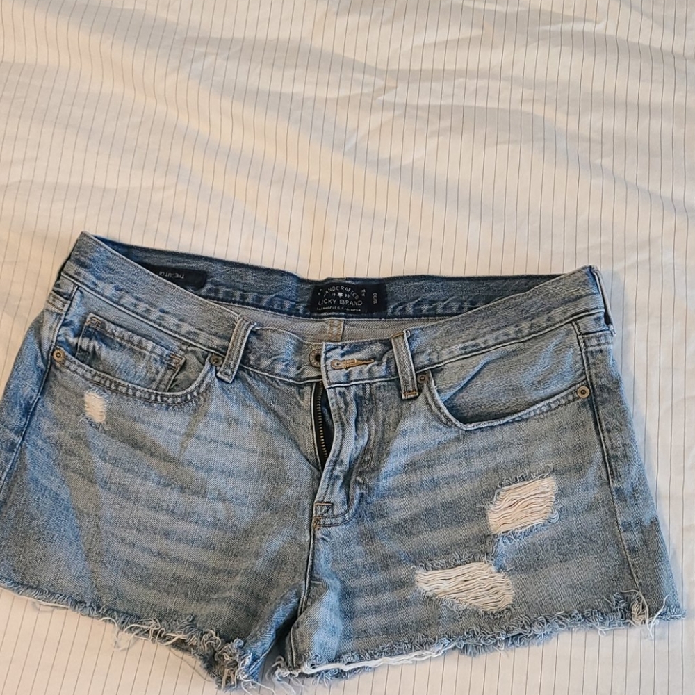 Lucky Brand the cut off denim shorts